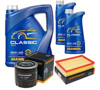DENCKERMANN Controllo Set MANNOL Classic 10W-40 7L Per Nissan NP300 Navara