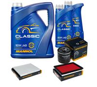 DENCKERMANN Controllo Set MANNOL Classic 10W-40 7L Per Nissan Primera 1.6
