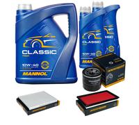 DENCKERMANN Controllo Set MANNOL Classic 10W-40 7L Per Nissan Primera