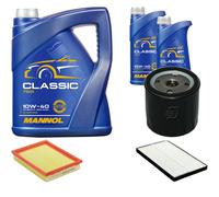 DENCKERMANN Controllo Set MANNOL Classic 10W-40 7L Per Opel Corsa B 1.4i