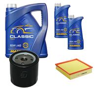 DENCKERMANN Controllo Set MANNOL Classic 10W-40 7L Per Opel Omega B 2.2 16V