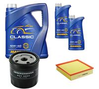 DENCKERMANN Controllo Set MANNOL Classic 10W-40 7L Per Opel Omega B 2.2 16V