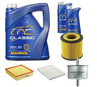 DENCKERMANN Controllo Set MANNOL Classic 10W-40 7L Per Opel Omega B 2.5 V6