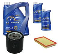 DENCKERMANN Controllo Set MANNOL Classic 10W-40 7L Per Opel Vectra B 1.6i