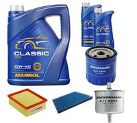DENCKERMANN Controllo Set MANNOL Classic 10W-40 7L Per Peugeot 206 1.4I