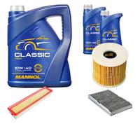DENCKERMANN Controllo Set MANNOL Classic 10W-40 7L Per Peugeot 307 1.6 16V