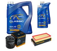 DENCKERMANN Controllo Set MANNOL Classic 10W-40 7L Per Peugeot 807 2.2 HDi