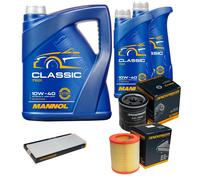 DENCKERMANN Controllo Set MANNOL Classic 10W-40 7L Per Peugeot Boxer Kasten