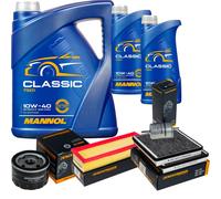 DENCKERMANN Controllo Set MANNOL Classic 10W-40 7L Per Renault Espace III