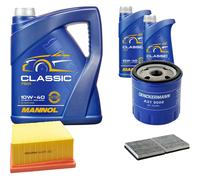 DENCKERMANN Controllo Set MANNOL Classic 10W-40 7L Per Renault Espace III