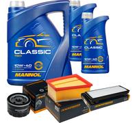 DENCKERMANN Controllo Set MANNOL Classic 10W-40 7L Per Renault Espace IV 2.0