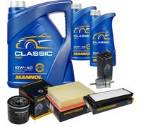 DENCKERMANN Controllo Set MANNOL Classic 10W-40 7L Per Renault Espace IV 3.5