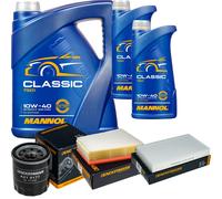 DENCKERMANN Controllo Set MANNOL Classic 10W-40 7L Per Renault Fluence 2.0
