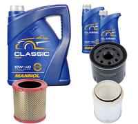 DENCKERMANN Controllo Set MANNOL Classic 10W-40 7L Per Renault Kangoo 1.2
