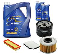 DENCKERMANN Controllo Set MANNOL Classic 10W-40 7L Per Renault Laguna I