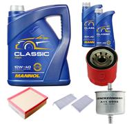 DENCKERMANN Controllo Set MANNOL Classic 10W-40 7L Per Renault Laguna III