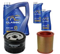 DENCKERMANN Controllo Set MANNOL Classic 10W-40 7L Per Renault Megane I 1.6I