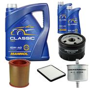 DENCKERMANN Controllo Set MANNOL Classic 10W-40 7L Per Renault Megane I 1.6I