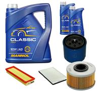 DENCKERMANN Controllo Set MANNOL Classic 10W-40 7L Per Renault Megane I 1.9