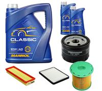 DENCKERMANN Controllo Set MANNOL Classic 10W-40 7L Per Renault Megane I