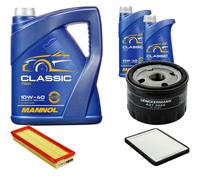 DENCKERMANN Controllo Set MANNOL Classic 10W-40 7L Per Renault Megane I