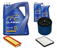 DENCKERMANN Controllo Set MANNOL Classic 10W-40 7L Per Renault Megane I