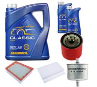 DENCKERMANN Controllo Set MANNOL Classic 10W-40 7L Per Renault Megane III
