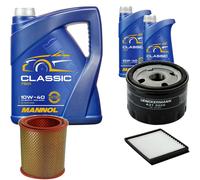 DENCKERMANN Controllo Set MANNOL Classic 10W-40 7L Per Renault Megane Scenic