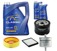 DENCKERMANN Controllo Set MANNOL Classic 10W-40 7L Per Renault Megane Scenic