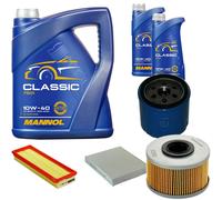 DENCKERMANN Controllo Set MANNOL Classic 10W-40 7L Per Renault Scénic I