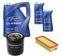 DENCKERMANN Controllo Set MANNOL Classic 10W-40 7L Per Rover 200 Schrägheck