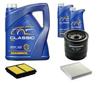 DENCKERMANN Controllo Set MANNOL Classic 10W-40 7L Per Rover 400 Hatchback