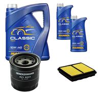 DENCKERMANN Controllo Set MANNOL Classic 10W-40 7L Per Rover 400 Hatchback