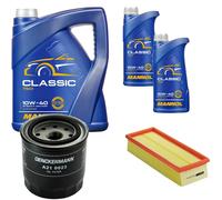 DENCKERMANN Controllo Set MANNOL Classic 10W-40 7L Per Rover 400 Tourer 1.6i