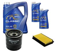 DENCKERMANN Controllo Set MANNOL Classic 10W-40 7L Per Rover 600 620 Si 620i
