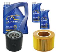 DENCKERMANN Controllo Set MANNOL Classic 10W-40 7L Per Saab 9-5 Kombi 2.0 T