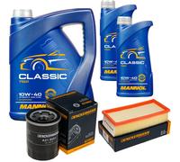 DENCKERMANN Controllo Set MANNOL Classic 10W-40 7L Per Smart Forfour 1.3 1.1