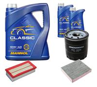 DENCKERMANN Controllo Set MANNOL Classic 10W-40 7L Per Smart Forfour 1.5 CDI