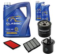 DENCKERMANN Controllo Set MANNOL Classic 10W-40 7L Per Subaru Forester 2.0