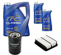 DENCKERMANN Controllo Set MANNOL Classic 10W-40 7L Per Suzuki Baleno Kombi