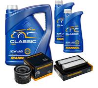 DENCKERMANN Controllo Set MANNOL Classic 10W-40 7L Per Suzuki Swift V 1.0