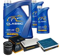 DENCKERMANN Controllo Set MANNOL Classic 10W-40 7L Per Toyota Avensis