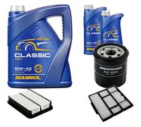 DENCKERMANN Controllo Set MANNOL Classic 10W-40 7L Per Toyota Corolla 1.4