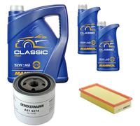 DENCKERMANN Controllo Set MANNOL Classic 10W-40 7L Per Volvo 460 L 2.0 1.7