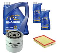 DENCKERMANN Controllo Set MANNOL Classic 10W-40 7L Per Volvo 740 2.3 2.0 940