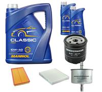 DENCKERMANN Controllo Set MANNOL Classic 10W-40 7L Per VW Fox 1.4