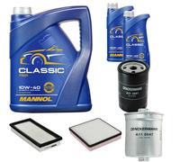 DENCKERMANN Controllo Set MANNOL Classic 10W-40 7L Per VW Golf I Cabriolet