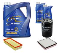 DENCKERMANN Controllo Set MANNOL Classic 10W-40 7L Per VW Golf II 1.6 D