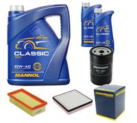 DENCKERMANN Controllo Set MANNOL Classic 10W-40 7L Per VW Golf II 1.8I Cat