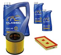 DENCKERMANN Controllo Set MANNOL Classic 10W-40 7L Per VW Golf V 1.6 FSI